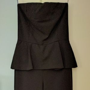 Peplum Strapless Jumpsuit