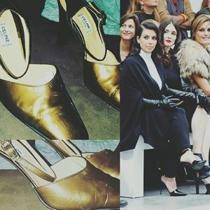 Celine Shoes - CELINE PARIS 39 HEELS ANKLE STRAP VINTAGE 8.5 Celine Shoes - CELINE PARIS 39 HEELS ANKLE STRAP VINTAGE 8.5
