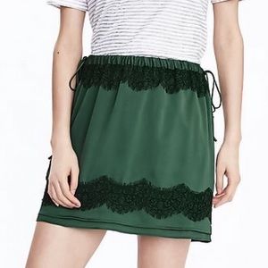 73% OFF! Banana Republic Hunter Lace Tie Skirt