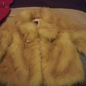 Girls Gap  faux  fur  mink coat