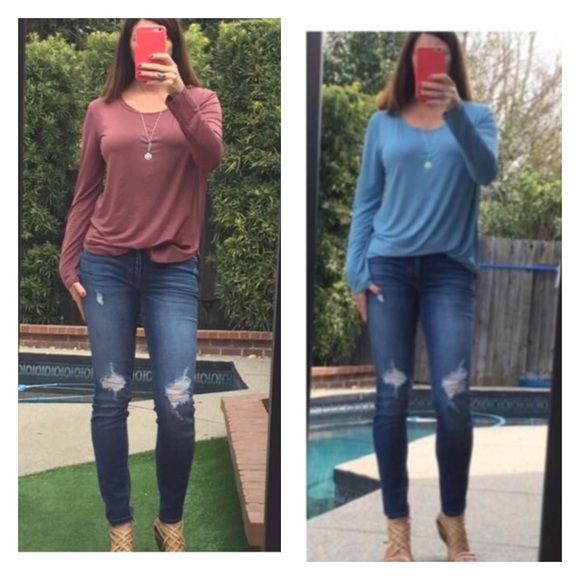 EMMAS CLOSET BRAND IVORY  STAPLE LS - Picture 5 of 5