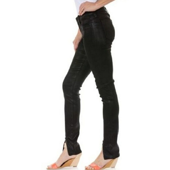 Hudson Jeans Denim - Hudson Juliette Waxed Black SkinnyJeans