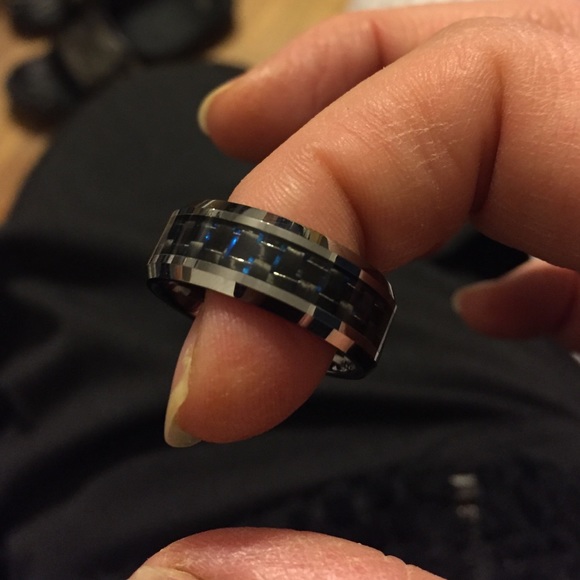 Titanium & Blue Carbon Fiber🔥lowest price🔥 - Picture 2 of 3