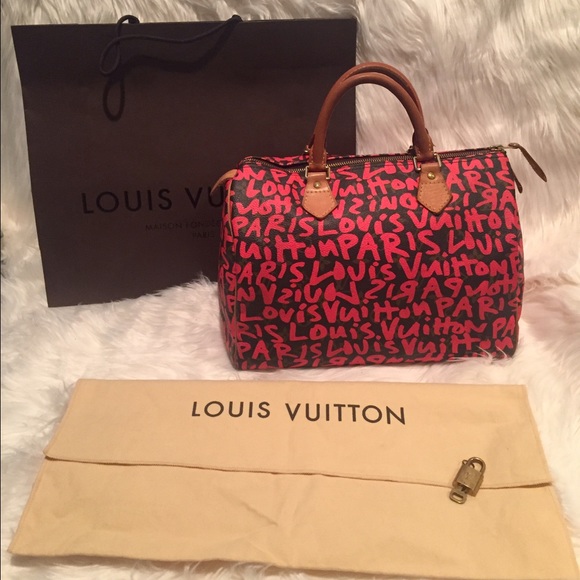 Louis Vuitton authentic graffiti speedy