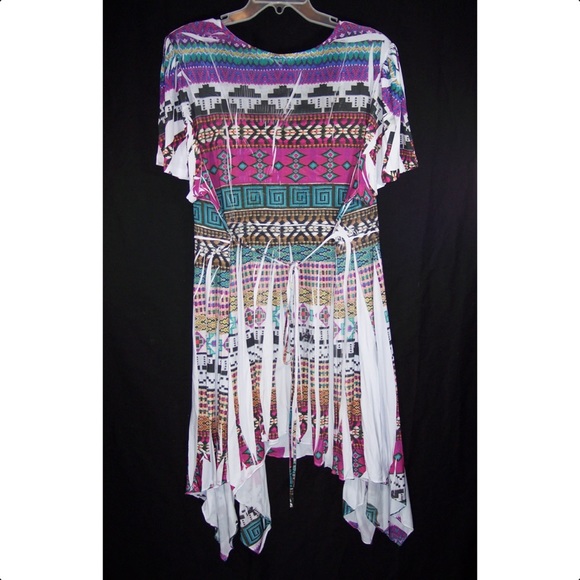 YUMMY PLUS 1X Shark Bite Hem Top NEW - Picture 7 of 8