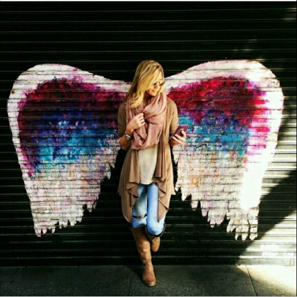 SOLD OUT—HOST PICK! Taupe Waterfall Cardigan - Picture 6 of 6