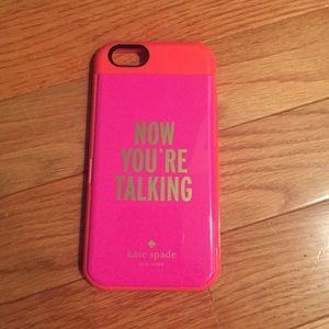 Kate spade iPhone 6/6s case. "Now you're talking"