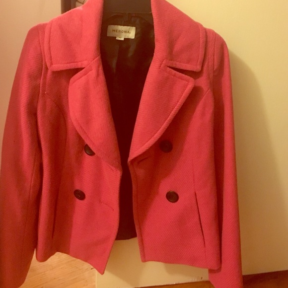 Merona Pink Pea Coat