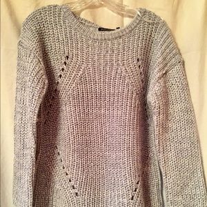 chunky cable knit sweater