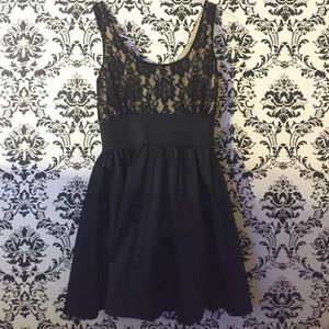 Lacey black dress