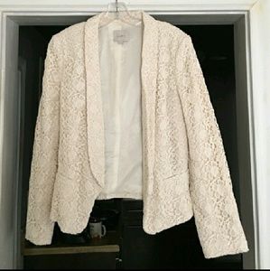 Loft crochet lace blazer