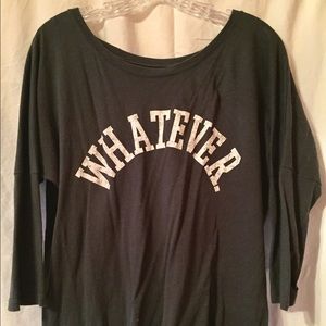 "whatever" shirt