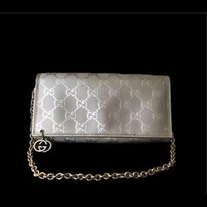 Silver Gucci Wallet