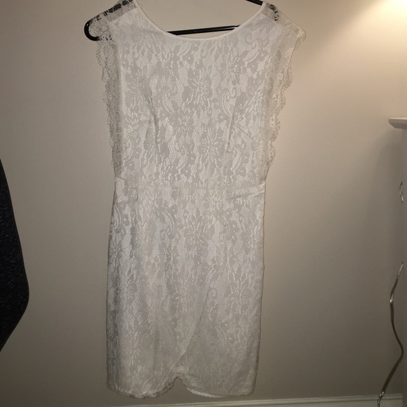 White lace dress