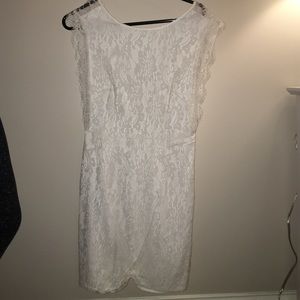 White lace dress