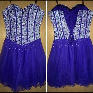Royal blue formal/prom dress