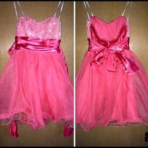 Pink formal dress