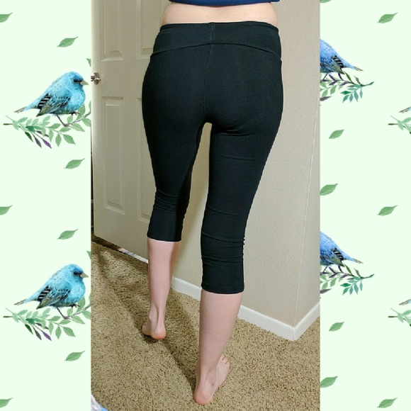 Cropped control top yoga pants