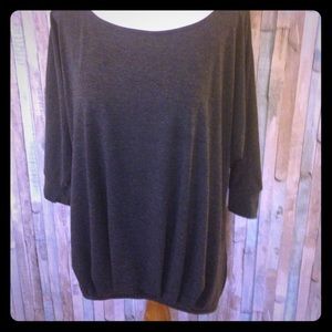 J. Tomson dark gray tunic tee