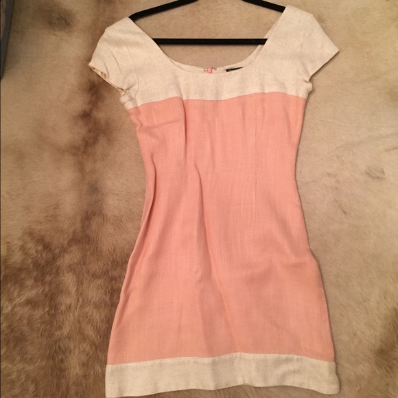 Anthropologie Dresses & Skirts - Cynthia Rowley pink/cream dress