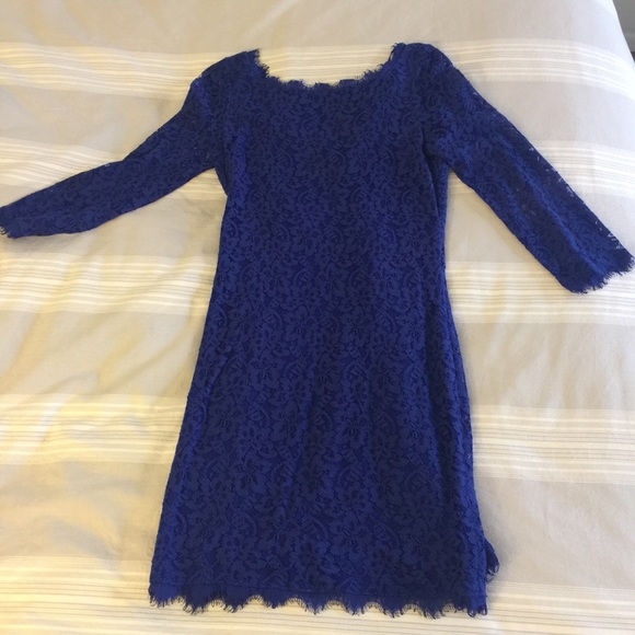 DVF lace dress