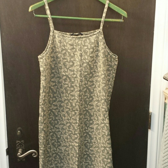 Abercrombie & Fitch S hemp leaf mini dress