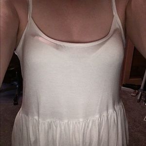 Tops - 🐚White babydoll🐚 spaghetti strap tank Tops - 🐚White babydoll🐚 spaghetti strap tank
