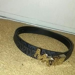 Michael kors reversable designer belt