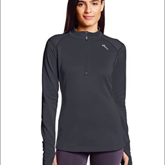 Asics Jackets & Blazers - ASICS Women's Illusion 1/2 Zip Top size L