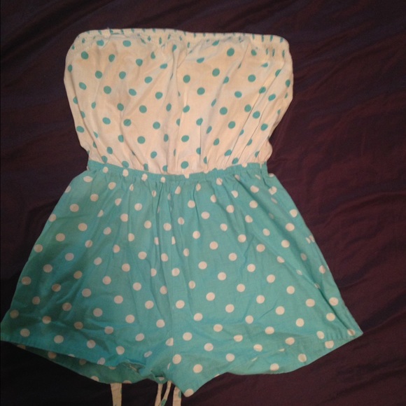 Polka dot romper
