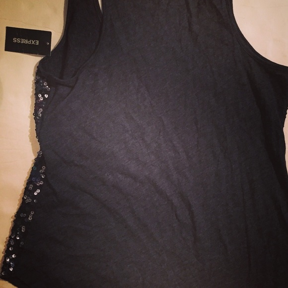 Sequined Express tank top size small. NWT - Picture 4 of 4