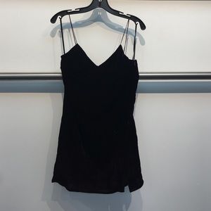 Mini velvet dress 👗