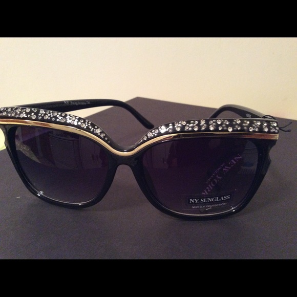πSALEπ Rhinestone Sunglasses - Picture 2 of 3