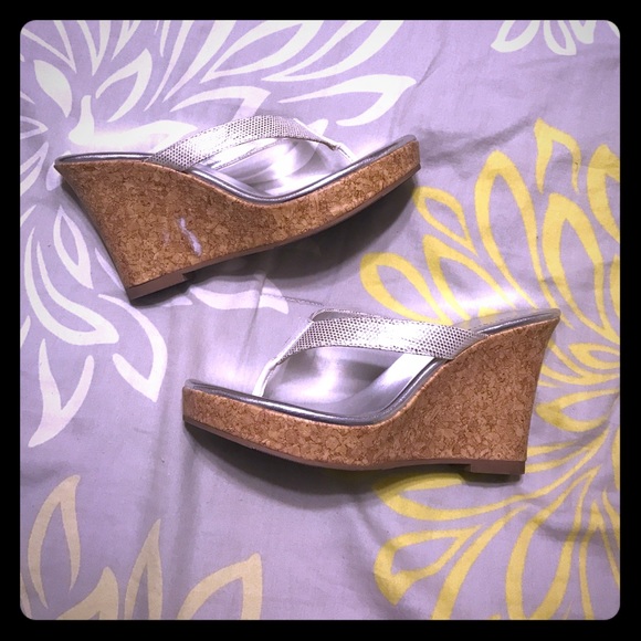 ❌SOLD❌Cork wedge sandal