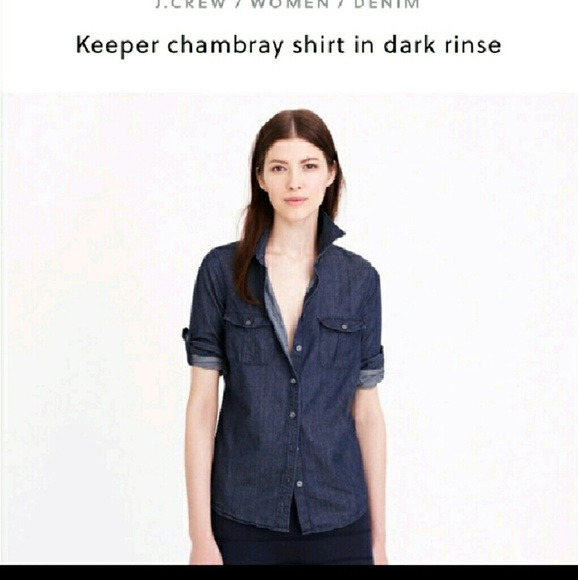 J.Crew chambray button down shirt