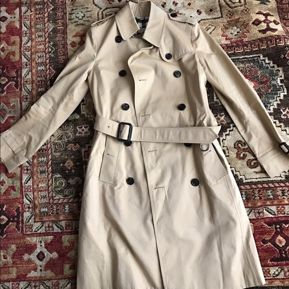 Tan Burberry Trench Coat - Picture 2 of 4