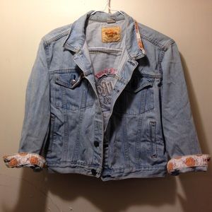 hard rock cafe denim jacket