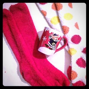 Cozy, snuggle fleece winter socks. Never worn.