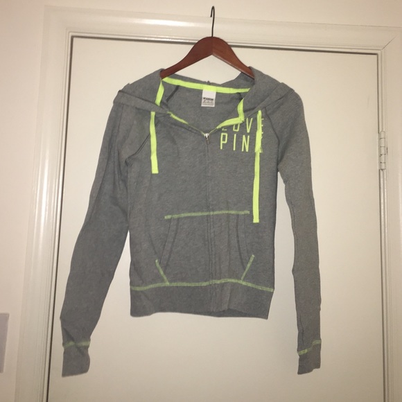 PINK Hooded Zip Up