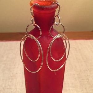 Silpada Sterling Silver Circle Earrings Retired