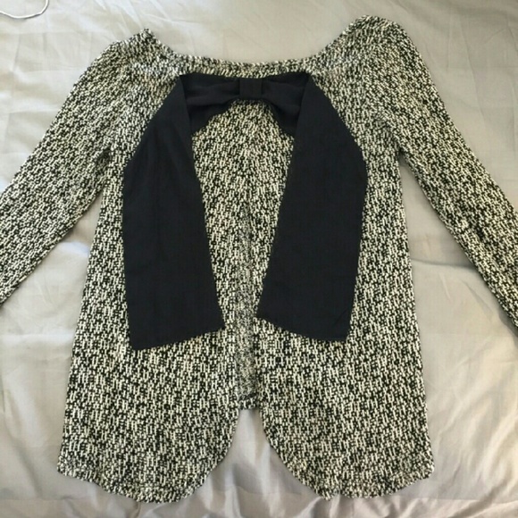 Open back sweater!