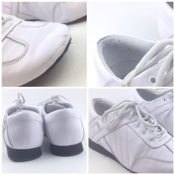 Himate Dance Shoes Shoes - Himate White leather sueded dance shoes - 9W Himate Dance Shoes Shoes - Himate White leather sueded dance shoes - 9W