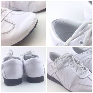 Himate Dance Shoes Shoes - Himate White leather sueded dance shoes - 9W Himate Dance Shoes Shoes - Himate White leather sueded dance shoes - 9W