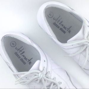 Himate Dance Shoes Shoes - Himate White leather sueded dance shoes - 9W Himate Dance Shoes Shoes - Himate White leather sueded dance shoes - 9W