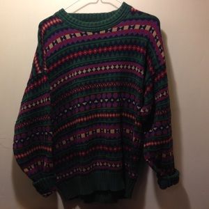 Vintage Aztec Print Sweater