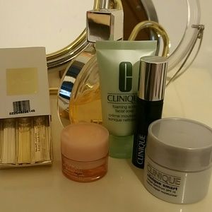 travel size clinique skincare/cosmetics/makeup