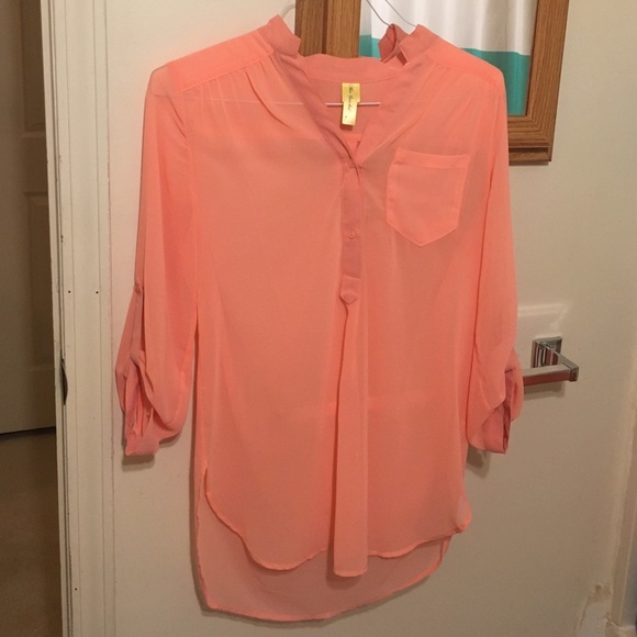 Bee Stitched - Long Pink Blouse