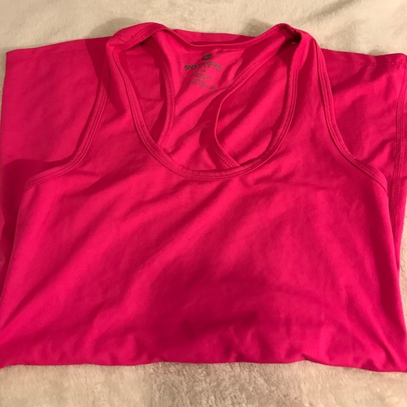 Hot Pink racer back work out tank