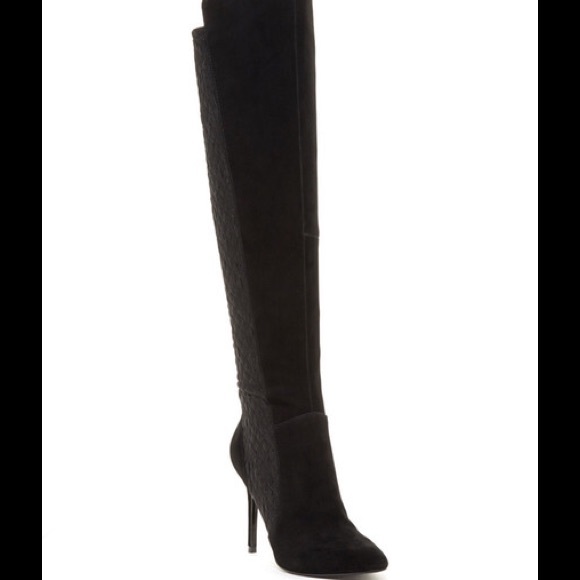 Charles David Shoes - CHARLES DAVID Persona OTK Suede-Crepe Boots NIB