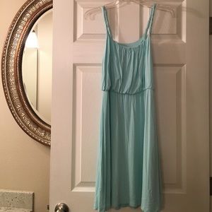 Light blue midi dress